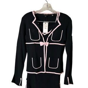 BRAND NEW!!! BCBG 3PC Paris Black and Baby Pink Suit. Upgrade Your Wardrobe.